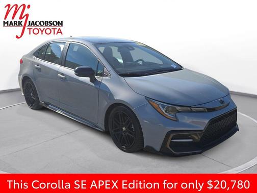 Cement w/Black Sand Pearl Roof 2021 Toyota Corolla SE