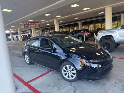 Midnight Black Metallic 2024 Toyota Corolla LE
