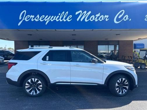 Star White 2026 Ford Explorer Platinum