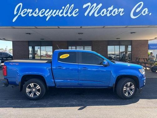 Blue 2018 Chevrolet Colorado LT