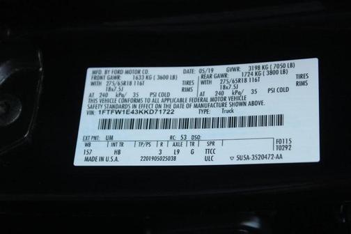2019 Ford F-150