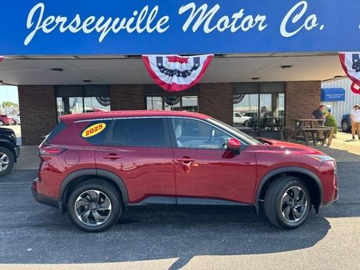 Scarlet Ember 2025 Nissan Rogue SV