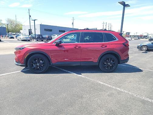 Radiant Red Metallic 2025 Honda CR-V Hybrid Sport Touring AWD
