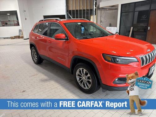 Spitfire Orange Clearcoat 2021 Jeep Cherokee Latitude Lux
