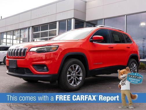 Spitfire Orange Clearcoat 2021 Jeep Cherokee Latitude Lux