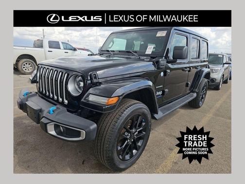 Black Clearcoat 2023 Jeep Wrangler 4xe Sahara