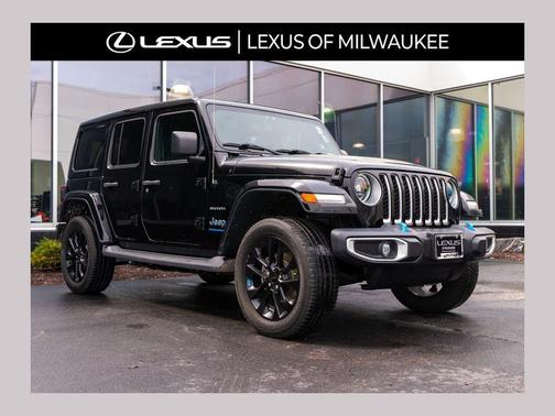 Black Clearcoat 2023 Jeep Wrangler 4xe Sahara