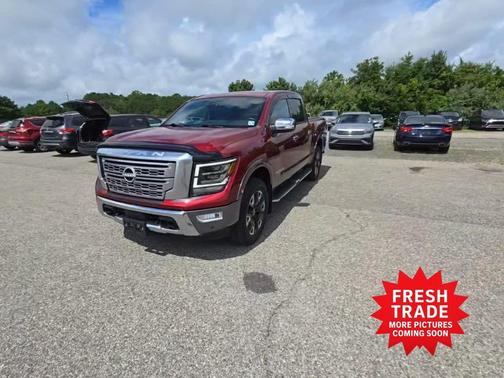 Cardinal Red Metallic 2023 Nissan Titan Platinum Reserve