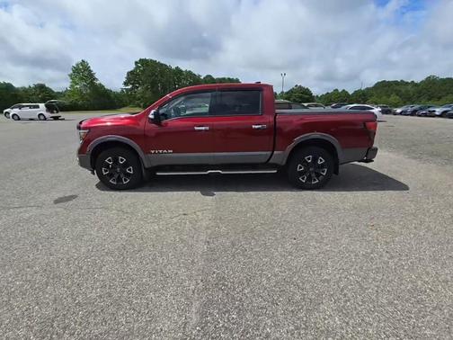 Cardinal Red Metallic 2023 Nissan Titan Platinum Reserve