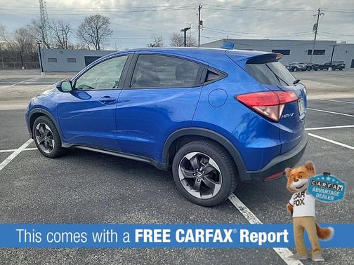 Aegean Blue Metallic 2018 Honda HR-V EX