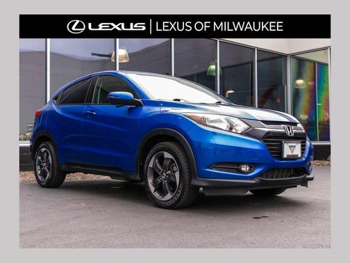 Aegean Blue Metallic 2018 Honda HR-V EX