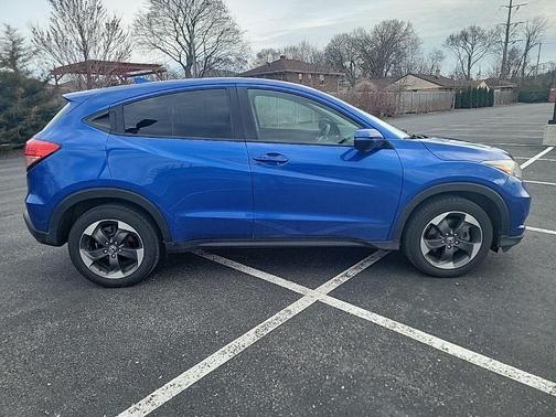 Aegean Blue Metallic 2018 Honda HR-V EX
