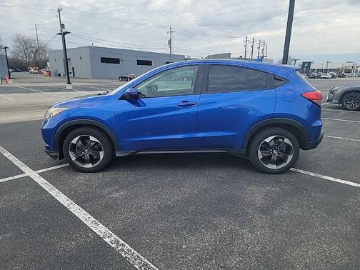 Aegean Blue Metallic 2018 Honda HR-V EX