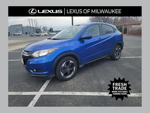 Aegean Blue Metallic 2018 Honda HR-V EX