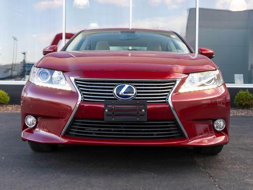 Red 2013 Lexus ES 300h Base