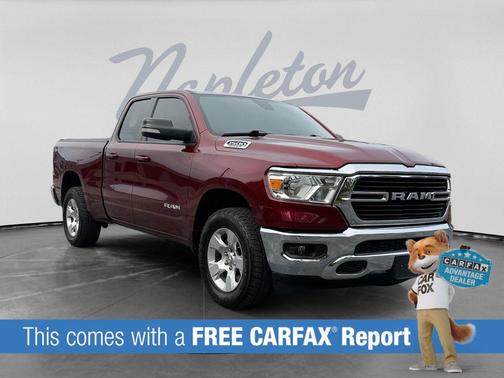 Delmonico Red Pearlcoat 2021 RAM 1500 Big Horn/Lone Star