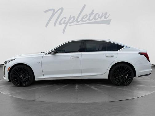 Summit White 2023 Cadillac CT5 Premium Luxury