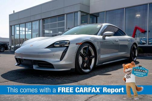 Volcano Grey Metallic 2020 Porsche Taycan Turbo