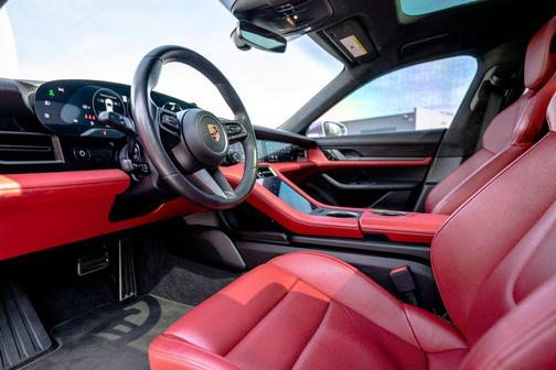 Volcano Grey Metallic 2020 Porsche Taycan Turbo