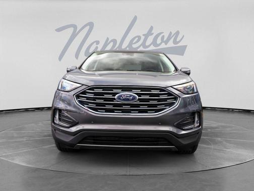 Gray Metallic 2024 Ford Edge Titanium
