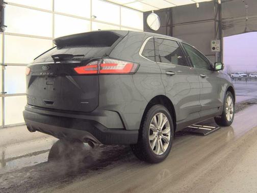 Gray Metallic 2024 Ford Edge Titanium