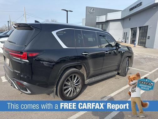Black 2023 Lexus LX 600 F SPORT