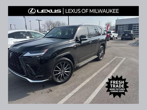 Black 2023 Lexus LX 600 F SPORT
