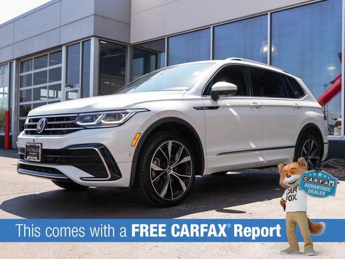 Oryx White Pearl 2022 Volkswagen Tiguan 2.0T SEL R-Line 4MOTION