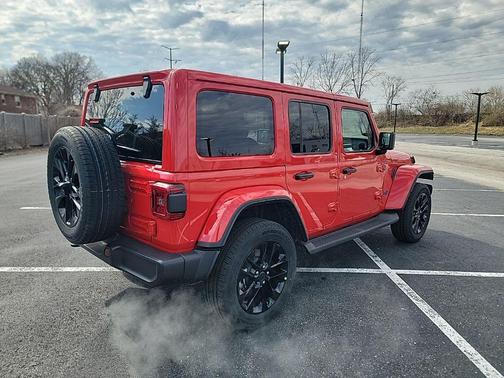 Firecracker Red Clearcoat 2025 Jeep Wrangler 4xe Sahara