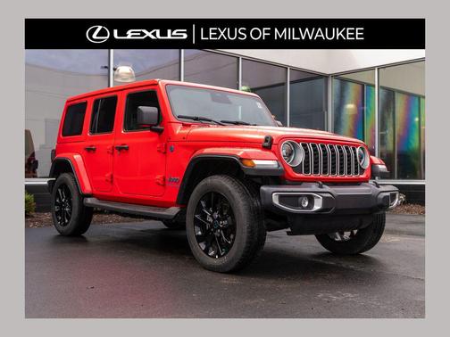 Firecracker Red Clearcoat 2025 Jeep Wrangler 4xe Sahara