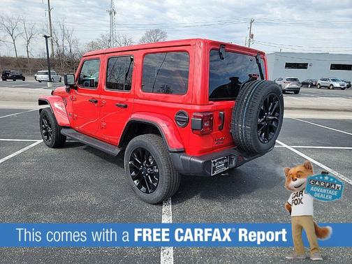 Firecracker Red Clearcoat 2025 Jeep Wrangler 4xe Sahara