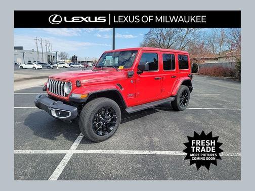 Firecracker Red Clearcoat 2025 Jeep Wrangler 4xe Sahara