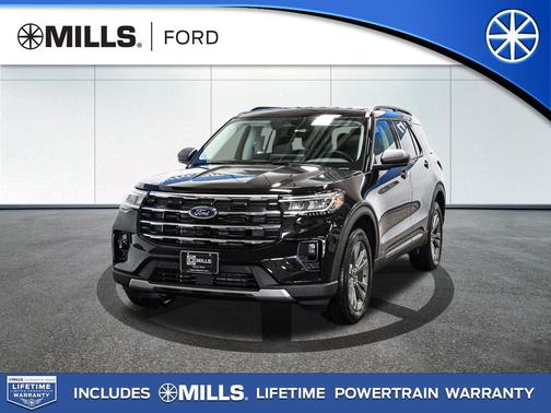 Agate Black Metallic 2026 Ford Explorer Active