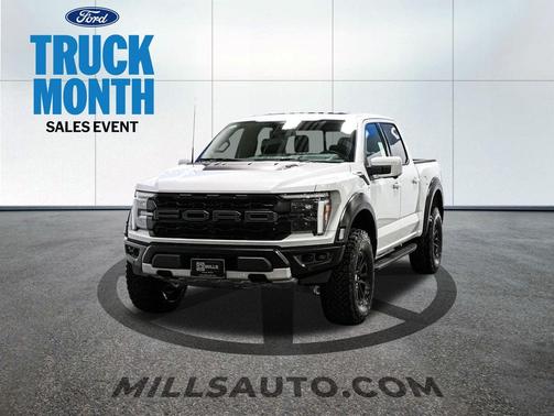 Space White Metallic 2025 Ford F-150 Raptor Truck