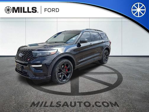 Agate Black Metallic 2023 Ford Explorer ST