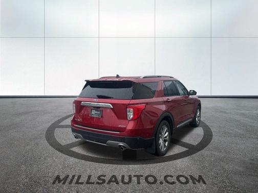 Red Metallic 2021 Ford Explorer Limited
