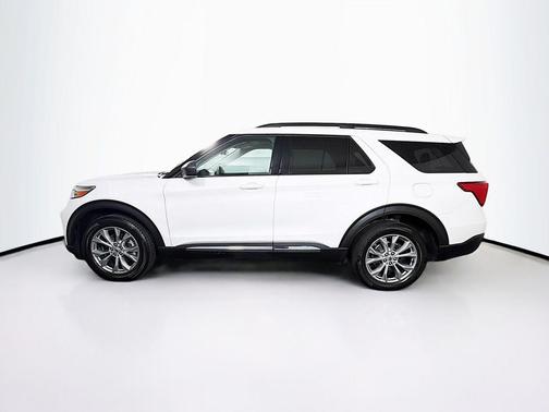 Star White Metallic Tri-Coat 2021 Ford Explorer XLT