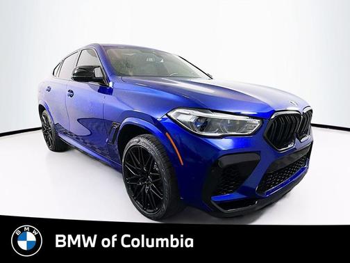Marina Bay Blue Metallic 2021 BMW X6 M Base