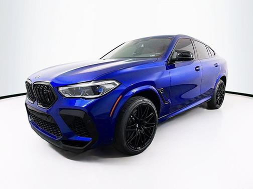 Marina Bay Blue Metallic 2021 BMW X6 M Base