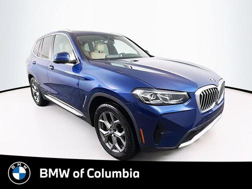 Blue 2024 BMW X3 xDrive30i