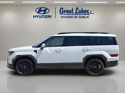Serenity White 2025 Hyundai SANTA FE Calligraphy