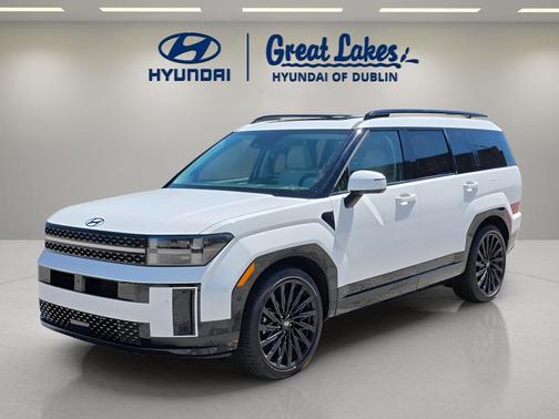 Serenity White 2025 Hyundai SANTA FE Calligraphy