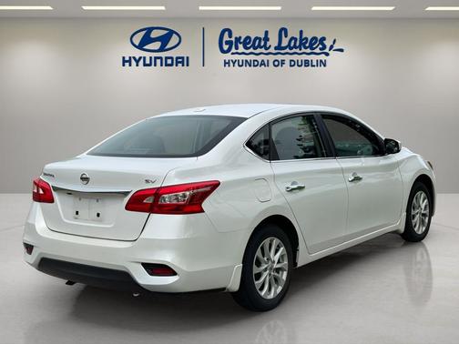 Aspen White Tricoat 2019 Nissan Sentra SV