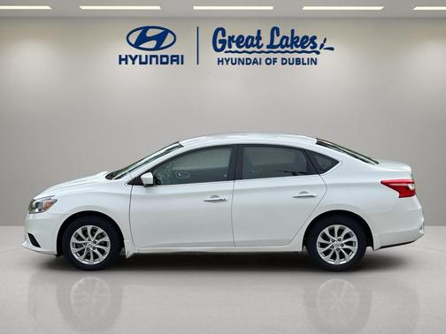 Aspen White Tricoat 2019 Nissan Sentra SV