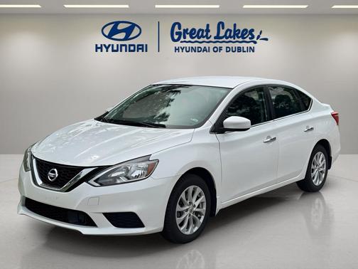 Aspen White Tricoat 2019 Nissan Sentra SV