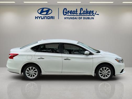 Aspen White Tricoat 2019 Nissan Sentra SV
