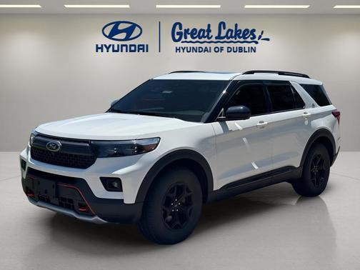 Star White Metallic Tri-Coat 2022 Ford Explorer Timberline