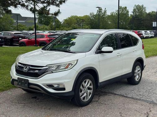White Diamond Pearl 2015 Honda CR-V EX-L