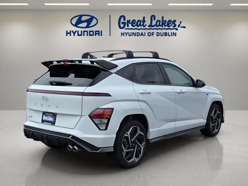 Atlas White 2025 Hyundai KONA N Line S
