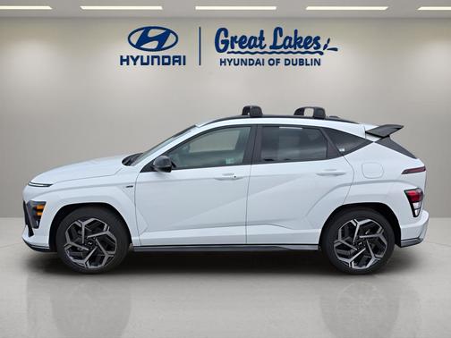 Atlas White 2025 Hyundai KONA N Line S